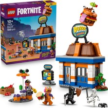 Odea LEGO Fortnite Durrr Burger Restoranı 77076-10 Yaş Üzeri Çocuklar Için Bronz Bombacı, Burger Bey, Ruh Emici ve Iskelet Minifigürleri Içeren Video Oyunu Temalı Yaratıcı Oyuncak Yapım Seti (546 Parça)