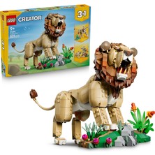 Odea LEGO Creator 3’ü 1 Arada Vahşi Hayvanlar: Görkemli Aslan 31386