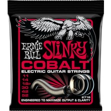 Odea Ernie Ball Burly Slinky Cobalt Electric Guitar Strings 11-52 Gauge Tel