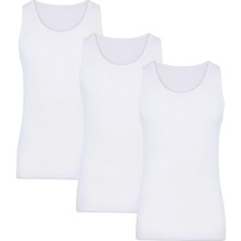 Odea Thermoform Bambu Erkek Atlet Beyaz, 3'lü Paket, S Beden
