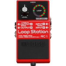 Odea Boss Rc-1 Loop Station, Kırmızı
