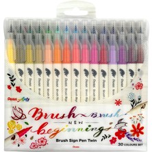 Odea Pentel Brush Sing Pen Twin Çift Taraflı Fırça Uçlu Kalem