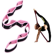 Odea Aputue Yoga Germe Bandı, 8 Halkalı Esneme Bandı, Döngülü Yoga Germe Bandı, Elastik Yoga Bacak Germe Bandı, Fizik Tedavi, Pilates, Yoga ve Dans Için Esneklik Bandı
