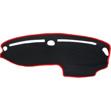 Odea Guerrıno Modelleri Torpido Koruma Halısı Siyah Kenar Renk Kırmızı Fiat Albea 2000-2005 ile Uyumlu