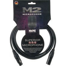 Odea Klotz M2 MC2000 Mikrofon Kablosu Siyah 2m Xlr Neutrık Uçlu