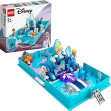 Odea LEGO | Disney Princess Elsa ve Nokk Hikaye Kitabı Maceraları 43189-5 Yaş ve Üzeri Prenses Seven Çocuklar Için Yaratıcı Oyuncak Yapım Seti (125 Parça)