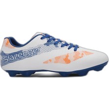 Odea Slazenger Cyprus Kr Erkek Halı Saha Beyaz/saks Mavi Futbol Ayakkabısı