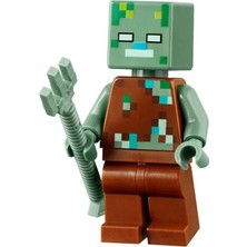 Odea LEGO Minecraft - Drowned Zombie Orijinal Minifigür 5701274744033