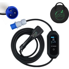 Odea Drivion Charge 7.2kw Type 2 Elektrikli Araç Şarj Kablosu, 10M Kablo, Uygulama ile Kontrol, 6A-32A Ayarlanabilir Akım, Taşıma Çantalı
