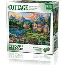 Odea 22522 Cozy House By The Lake 2000 Parça Puzzle -Ks Puzzle