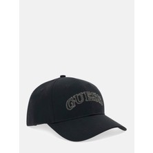Odea Guess Yazı Baskılı Şapka, Standart, 5003336388, Siyah, Erkek
