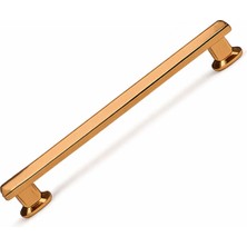 Odea Özen Bronz Çekmece Kulp 160 mm Metal Şık Tasarım Mutfak Dolap Kapak Kulpu Dayanıklı Kullanım