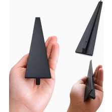 Odea Özen Düz Mat Siyah Çekmece Kulp 704 mm Modern Dolap Kapak Kulpu Metal Mobilya Kulbu