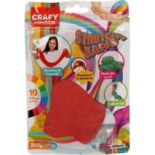 Odea 3604 Crafy Streç Oyun Kumu Kırmızı 200 G -Sunman