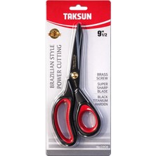 Odea Proalet Taksun Profesyonel Makas, NO.G908, Paslanmaz Çelik, Karton, Kumaş Kesimi, Ergonomik, Yüksek Kalite, Uzun Ömürlü, Hassas Kesim, Terzi Makası, Siyah Titanyum, 9,5"