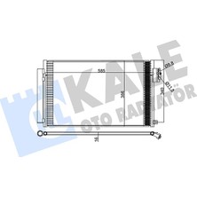 Odea Kale Klima Radyatörü Kondenser Al/pl/brz Fiat Egea 1.4 Benzin Kal 347305