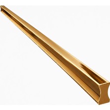 Odea Özen 160 mm 16 cm Düz Bronz Metal Mobilya Kulpu Uzun Çekmece Dolap Kapak Mutfak Dolabı Kulbu