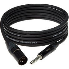 Odea Klotz M1 MY206 Trs x Male Xlr Neutrik Uçlu Balanced Kablo Siyah 2m