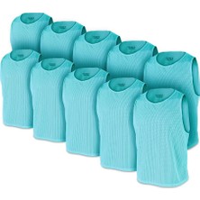 Odea Usr Antrenman Yeleği Fileli Turkuaz Küçük Boy - Bib 10 Lu Paket
