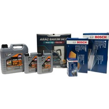 Odea Netex Premium Bakım Seti Volkswagen Transporter 1896CC Dizel Tdı 105PS Model Yılı (2004-2010) (Liqui Moly 5W30 Motor Yağı, Bosch S0007 Hava Filtresi, M2114 Kabin Filtresi, P9192 Yağ Filtresi)
