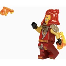 Odea LEGO LEGO Ninjago - Yeni Wyldfyre Dark Red Tunic Orijinal Minifigür 5701111125765