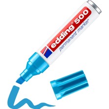 Odea Edding Kalıcı Marker Edding 500, Doldurulabilir, 2 – 7 Mm, Açık Mavi