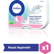 Otribebe Burun Aspiratörü Bebek Dostu Yumuşak Uç ile Etkili Burun Temizliği