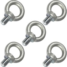 Odea Aybolt 8 mm 5 Adet Halka Civata Metal Askı Civatası Paslanmaz Çelik Montaj Için Sabitleme Elemanı