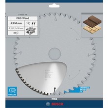 Odea Bosch Professional - Optiline Serisi Ahşap Için Daire Testere Bıçağı 250 * 30 mm 80 Diş