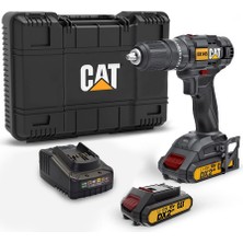 Odea Cat DX145.1 18VOLT/2.0AH Li-Ion Çift Akülü Profesyonel Şarjlı Matkap