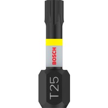 Odea Bosch 2 x Pro Torx Impact Uç, T25, 25 Mm, 2 Parçalı