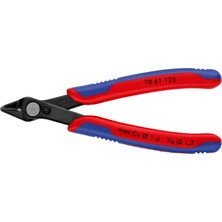 Odea Knıpex Elektronik Süper Kesiciler, Yumuşak Teller ve Fiber Optik Kablolar Için Elektronik Çapraz Kesiciler, Paslanmaya Karşı Perdahlanmış, 125 mm 78 61 125