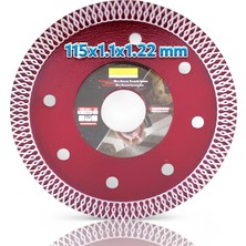 Odea 115 mm Ultra Ince Hassas Elmas Seramik Mermer Porselen Fayans Granit Sulu Kuru Kesim Kesme Disk