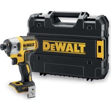 Odea Dewalt DCF887NT Akülü Darbeli Tornavida (18 Volt, 205 Nm Tork, 1/4 Inç Altıgen Soket, Fırçasız, LED Diyot, Aksesuarlar ve Tstak Kutusu Dahil, Pil ve Şarj Cihazı Olmadan) Siyah/sarı