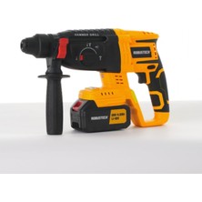 Odea Robustech CH-20B 20V Kömürsüz Akülü Kırıcı Delici – Brushless Motorlu, Sds-Plus, 3 Fonksiyonlu (Delme/darbeli Delme/kırma), Kablosuz Beton Delme ve Kırma, Çift Akülü Set