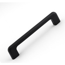 Odea Ilıca Mat Siyah Metal Kulp 160 mm - 16 cm Mobilya Çekmece Mutfak Dolabı Dolap Kulpları Kulbu Kulpu