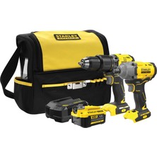 Odea Stanley Fatmax SFMCK217M1S-QW Set Softbag, SFMCD715 Kömürsüz Darbeli Matkap, SFMCF920 Darbeli Somun Sıkma, 1x 4AH, 2A Şarj Cihazı