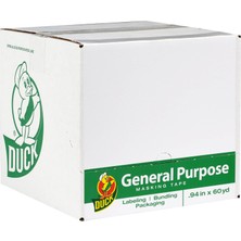 Odea Duck Marka 286655 Genel Amaçlı Maskeleme Bandı, 0,94 Inç x 60 Yard, Bej, Paket Başına 36 Rulo