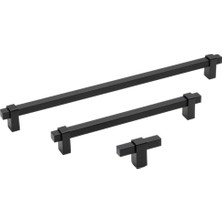Odea System 9223 Çizgili Modern Kulp Siyah Renk 320 mm Çok Renkli