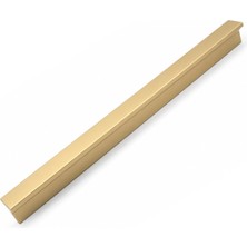Odea Özen Mat Sarı Çekmece Kulp 224 mm 22.4 cm Dayanıklı Metal Dolap Kulpu Şık Tasarım Mobilya Aksesuarı