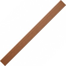 Odea Özen (1 Adet) Bronz 704 mm Çizgili Metal Modern Mobilya Dolap Çekmece Kulbu Çizgili Dolap Kulpu