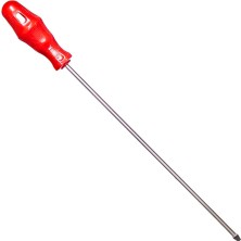 Odea Aee® Ekstra Uzun 40 cm Düz Tornavida, Mıknatıslı Uçlu Uzun Şaftlı Tornavida, Ağır ve Hassas Işler Için Profesyonel El Aleti