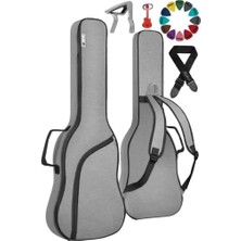 Odea Midex ELC-40PAK Case Elektro Gitar Çantası Gigbag Su Geçirmez Kalın Kılıf (Çanta Askı Capo)