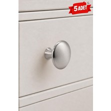Odea Inox Çekmece Düğmesi | Paslanmaz Modern Dolap Kulpu | Mutfak Banyo Mobilya Kulbu