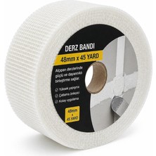 Odea Derz Filesi 48 mm x 45 Yard – Kendinden Yapışkanlı Fiberglas Alçıpan Ek Yeri Çatlak Önleyici File