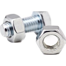 Odea Civata + Somun Takım Set Altı Köşe Başlı Galvaniz Kaplama Kalite Dın 933 8.8 Akb Altıgen Endüstriyel Otomotiv Hırdavat Civatası (5, M14X45)