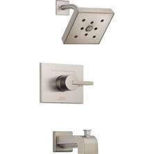 Odea (7.00 x 18CM x 18CM, Stainless) - Delta T14453-SSH2O Vero Monitor 14 Series Tub And Shower Trim, Stainless