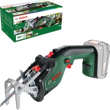 Odea Bosch Home And Garden Akülü Bahçe Testeresi/kılıç Testeresi/dekupaj Testere (Pilsiz, 18 Volt Sistemi, Kesme Kapasitesi 80 Mm, Isviçre Hassas Testere Bıçağı, Ahşap Için, Kartonda)