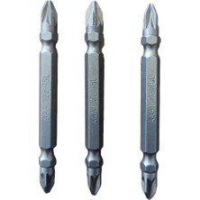 Odea Profesyonel Pz2 Çift Taraflı Tornavida Bits Ucu Seti, 75MM, 10 Adet