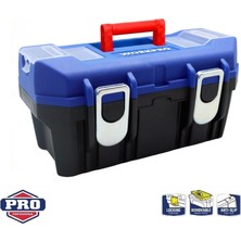 Odea Workpro WP283016 Plastik Takım Çantası, Metal Kilitli, Abs Malzeme, 16 Inç, 41X22.8X21.1 Cm, 15KG Taşıma Kapasiteli, 2 Bölmeli